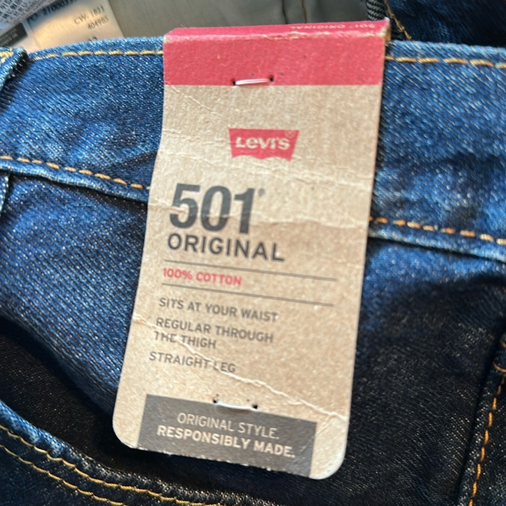 Levi’s 501 Denim Jeans 44x32 NWT - Picture 11 of 16